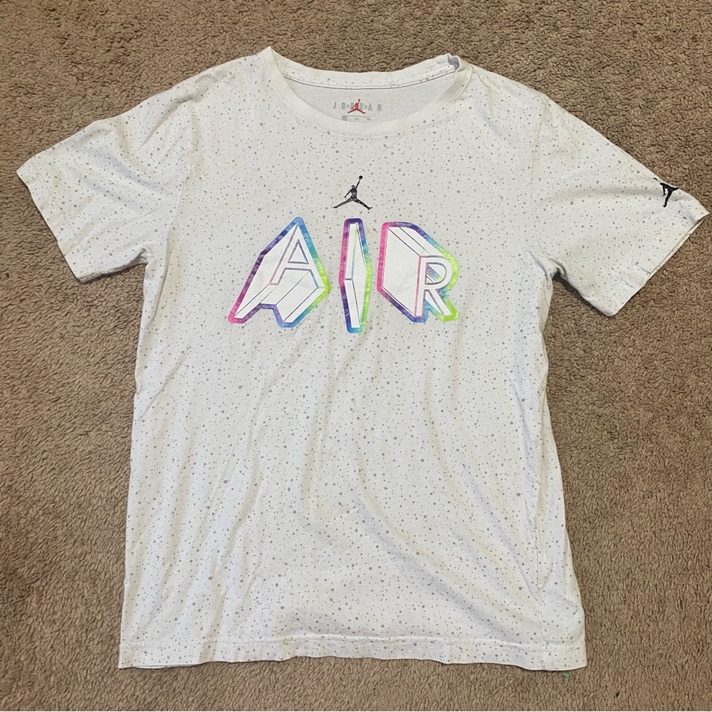 Kids Air Jordan T-Shirt - White